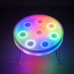Lumi'sense Interactive Light-Up Sensory Table lights in the dark