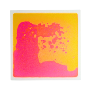 Sensory liquid tile orange/pink