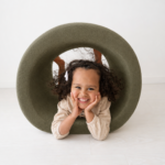 Adventure Foam Tunnel Corduroy Green with child