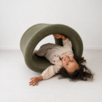 Adventure Foam Tunnel Corduroy Green child rolling