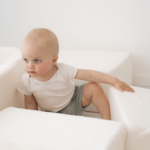 foam ball pit play set bouclé cream montessori