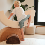 foam rainbow play set climbing child