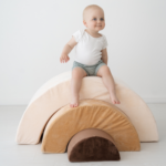 foam rainbow play set climbing child