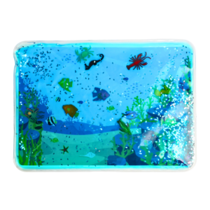 Liquid filled sensory pad with theme ocean animals productshot